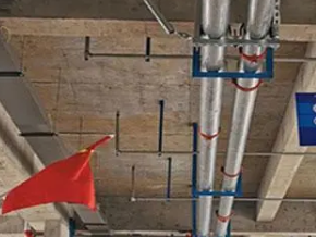 七里河管廊支架的安装方法
